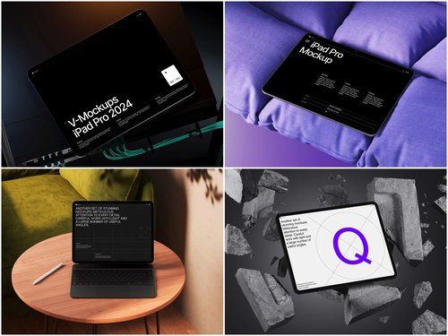 iPad Mockups for Digital Catalogs and Interactive Lookbooks